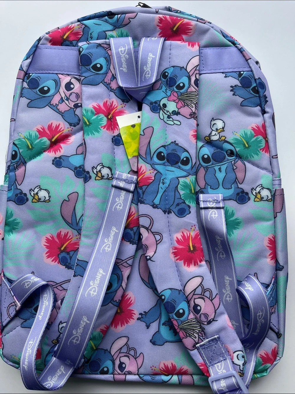 Disney Lilo & StitchFull Size Deluxe Backpack with Laptop Compartment (Lavender)